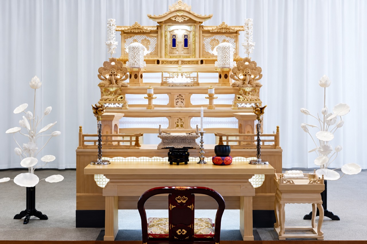 1号白木祭壇の一例